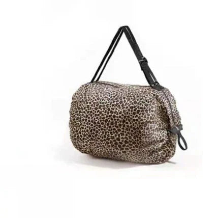 Foldable tote bag made of durable 210D Oxford cloth, featuring various stylish color patterns for versatile use