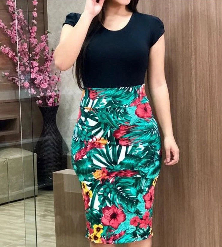 Elegant milk silk midi pencil dress in various sophisticated colours for professional UK women