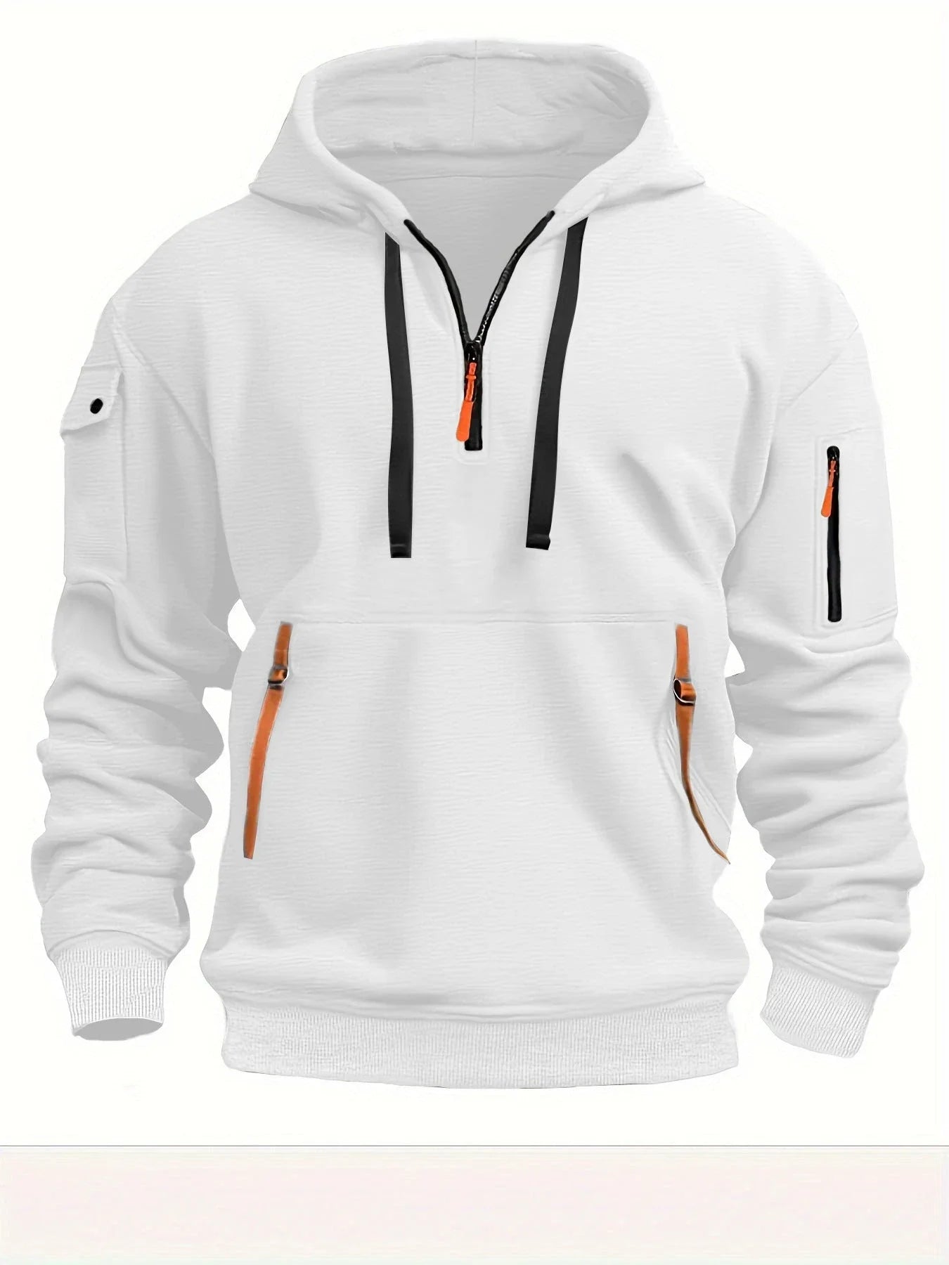 Stylish Hooded Pullover Sweatshirt in Various Colors for Men and Women - Premium Polyester Comfort and Modern Design