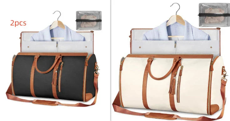 Stylish and durable carry-on travel bag with convenient organization pockets and versatile storage options