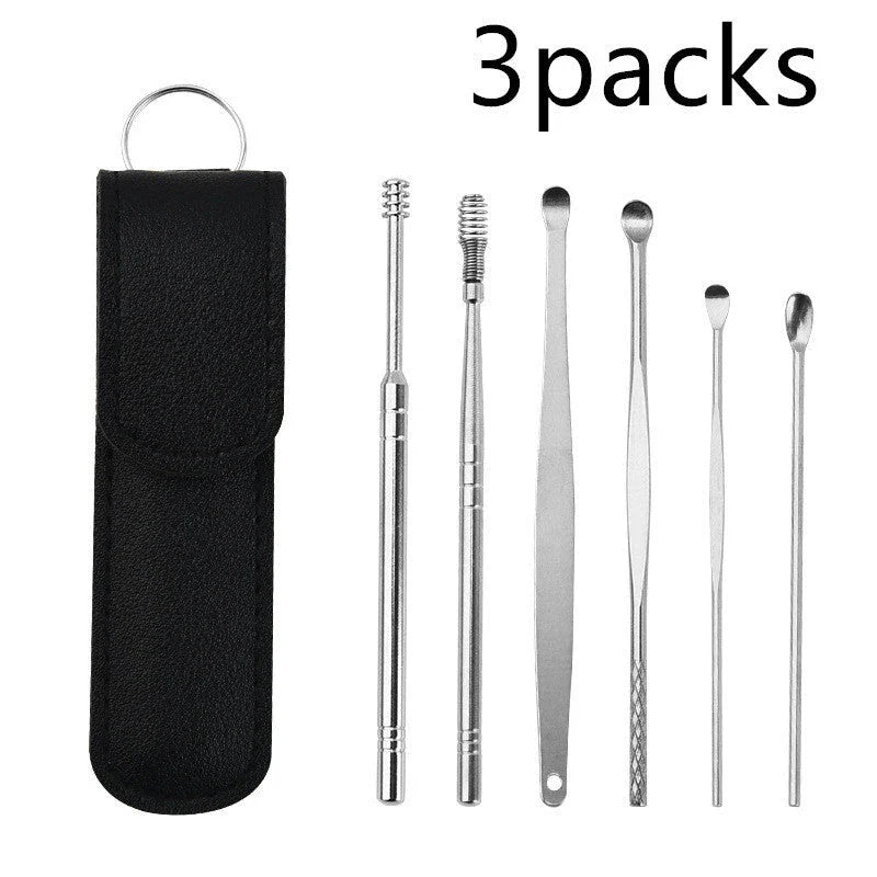 Premium Stainless Steel Ear Cleaner with Spiral Design for Comfortable and Effective Earwax Removal