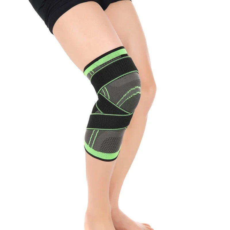Durable and flexible sports knee pads with adjustable straps for comfortable, safe workouts