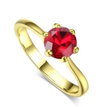 Close-up of a beautiful rose gold ring with sparkling zircon stones