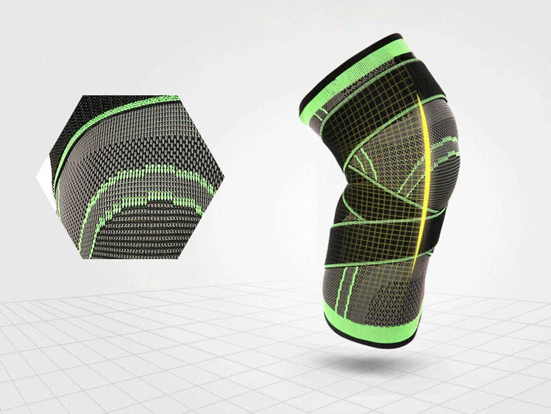 Durable and flexible sports knee pads with adjustable straps for comfortable, safe workouts