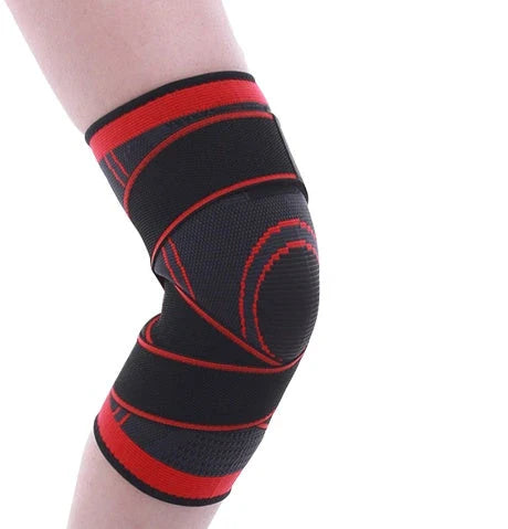 Durable and flexible sports knee pads with adjustable straps for comfortable, safe workouts