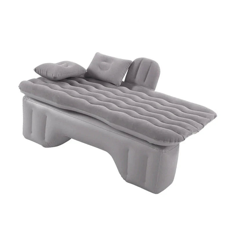 Premium car air mattress with soft, skin-friendly flocking material for comfortable on-the-go sleeping