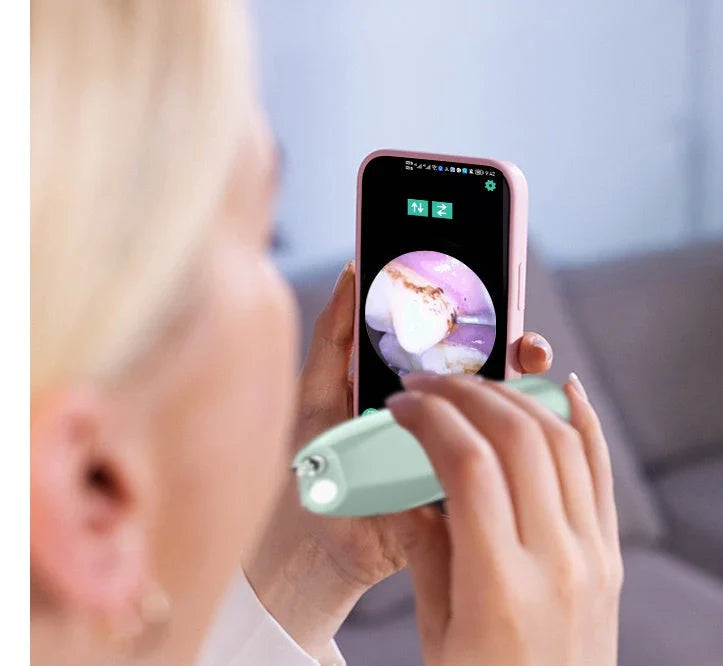 Advanced Ultrasound Dental Cleaner with HD Visual - Powerful Plaque and Tartar Removal Tool