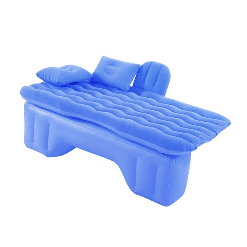 Premium car air mattress with soft, skin-friendly flocking material for comfortable on-the-go sleeping