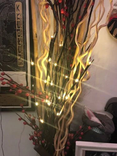Enchanting 20-LED twig lights for creating a cozy, festive ambiance in any room or event