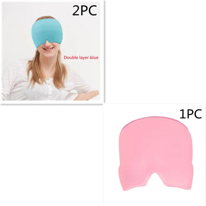 Soothing Ice Eye Mask for Headache Relief - Cooling Therapy for Relaxation