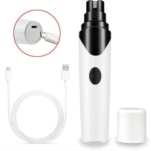 Powerful electric pet nail grinder with low-vibration motor for gentle, stress-free nail trimming