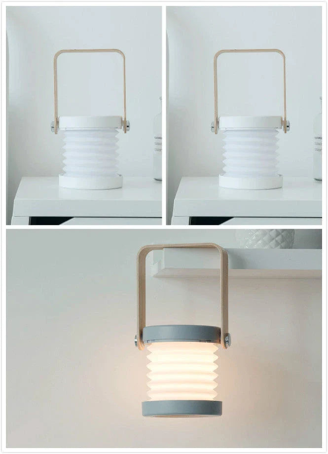 Versatile Dimmable LED Reading Lamp with Touch Control Dimming, Foldable Design, and Rechargeable Battery for Portable Home Lighting