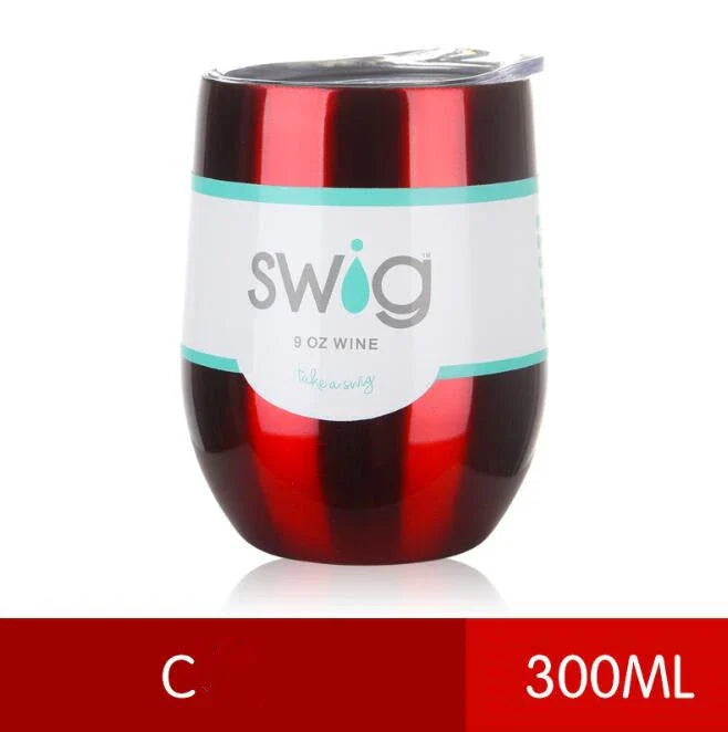 Premium 9 oz stainless steel insulated tumbler with secure lid, available in multiple vibrant colors