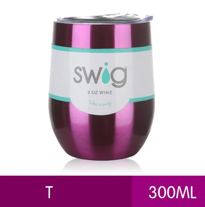 Premium 9 oz stainless steel insulated tumbler with secure lid, available in multiple vibrant colors