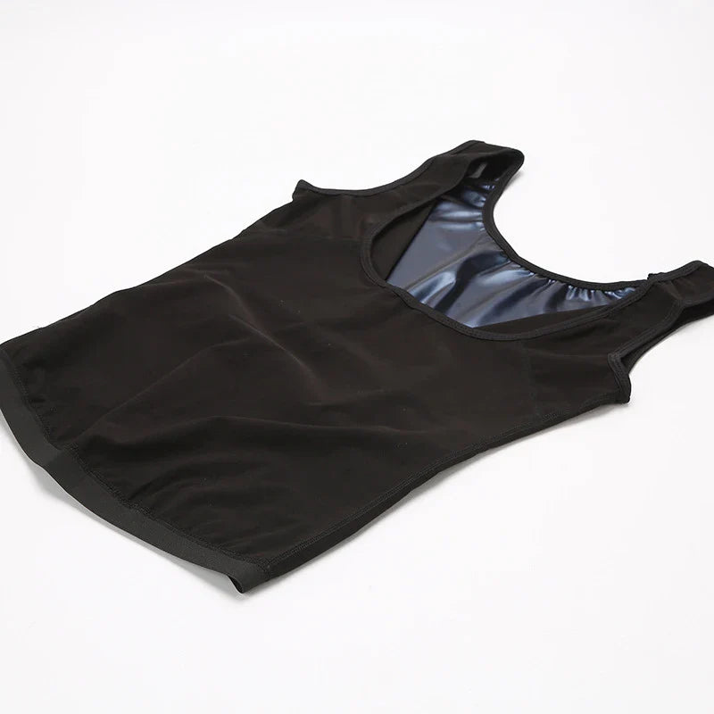 Men's Neoprene Sweat Vest for Accelerated Calorie Burn and Slimming Bodyshape