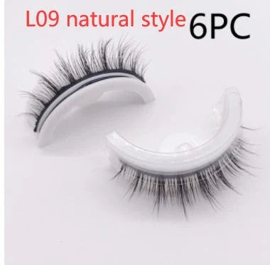 Glamorous 3D mink-inspired false eyelashes in various styles and packaging