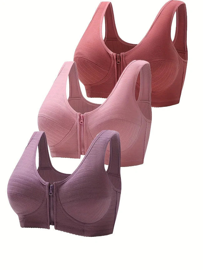 Luxury plus size underwired cotton bra in various colors and sizes