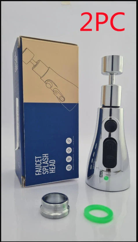 Versatile Pressurized Faucet Sprayer with 360-degree rotation, anti-splash, and water-saving features