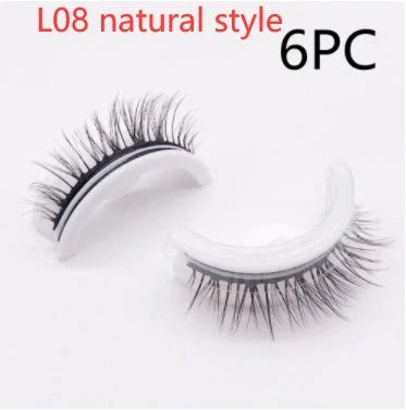 Glamorous 3D mink-inspired false eyelashes in various styles and packaging