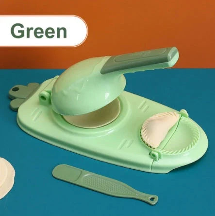 Ergonomic dumpling press tool made of food-grade plastic for easy and convenient homemade dumplings