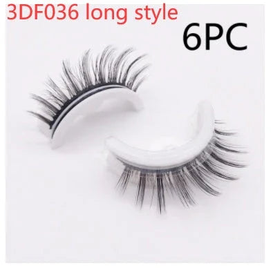 Glamorous 3D mink-inspired false eyelashes in various styles and packaging
