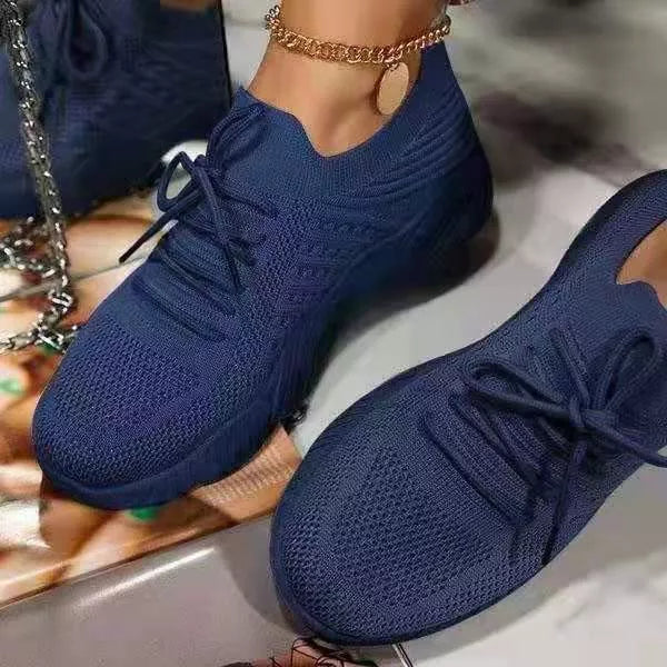 Women's thick bottom solid colour dad sneakers in various sizes and colours