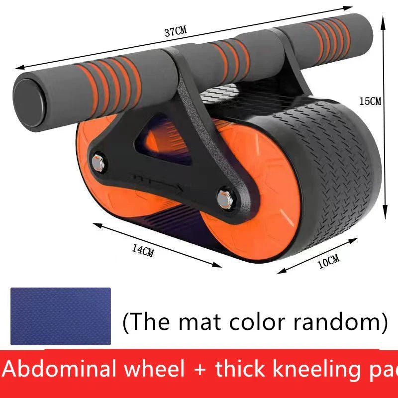 Premium dual-wheel abdominal roller for effective core strengthening exercises