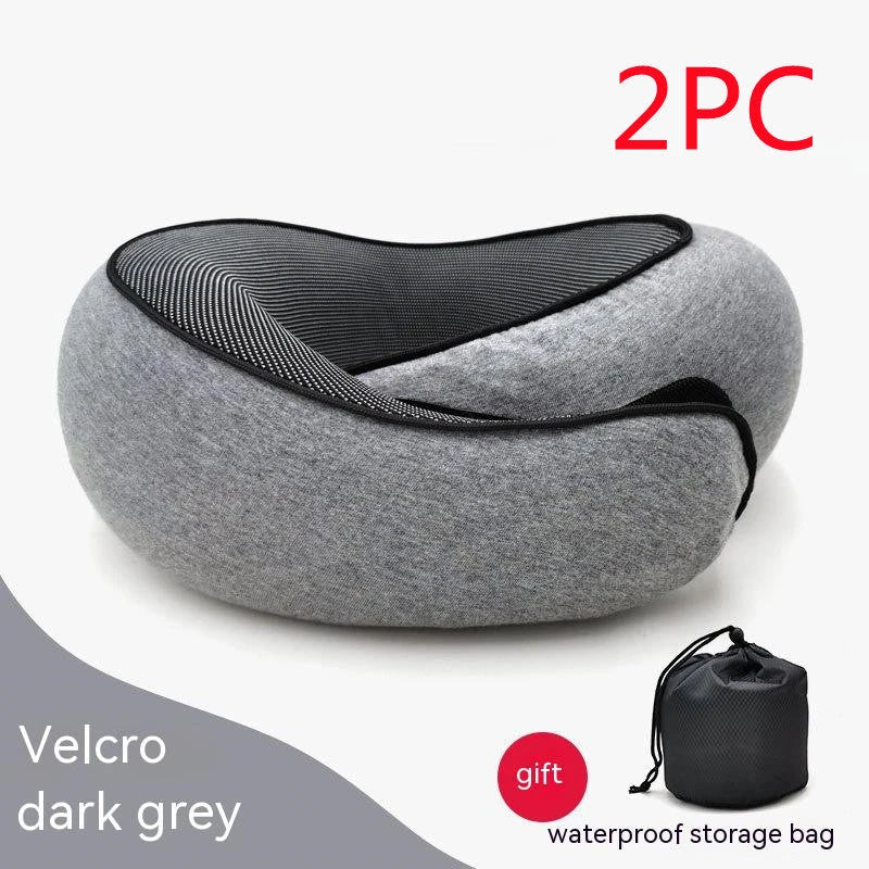 Comfortable U-Shaped Travel Neck Pillow in various colors, designed to provide superior neck support and relaxation during long journeys.