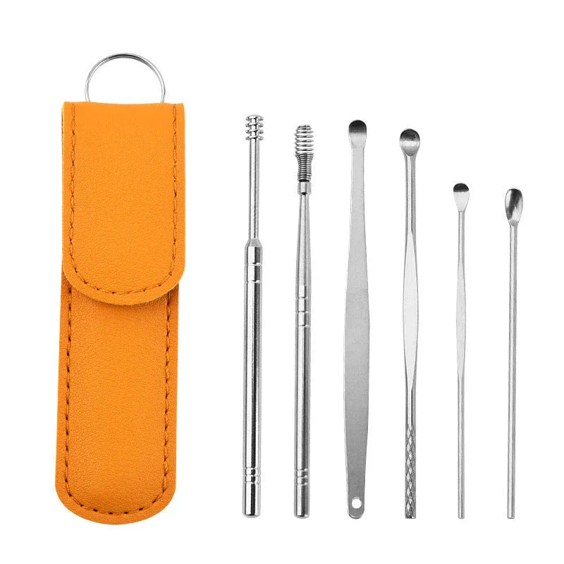 Premium Stainless Steel Ear Cleaner with Spiral Design for Comfortable and Effective Earwax Removal