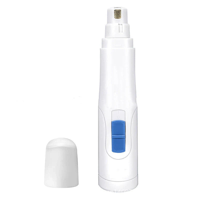 Powerful electric pet nail grinder with low-vibration motor for gentle, stress-free nail trimming