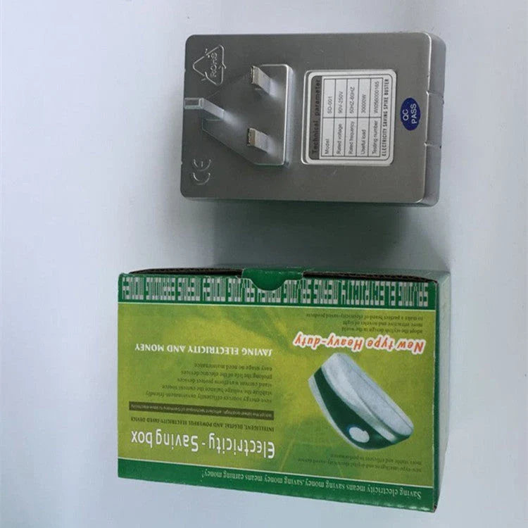Electricity-Saving Power Adapter designed for American homes, featuring advanced power optimization technology and sleek modern design.