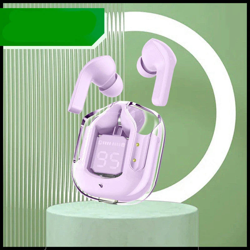 Wireless Bluetooth Earbuds with Digital Display, Noise Reduction, and Long Battery Life