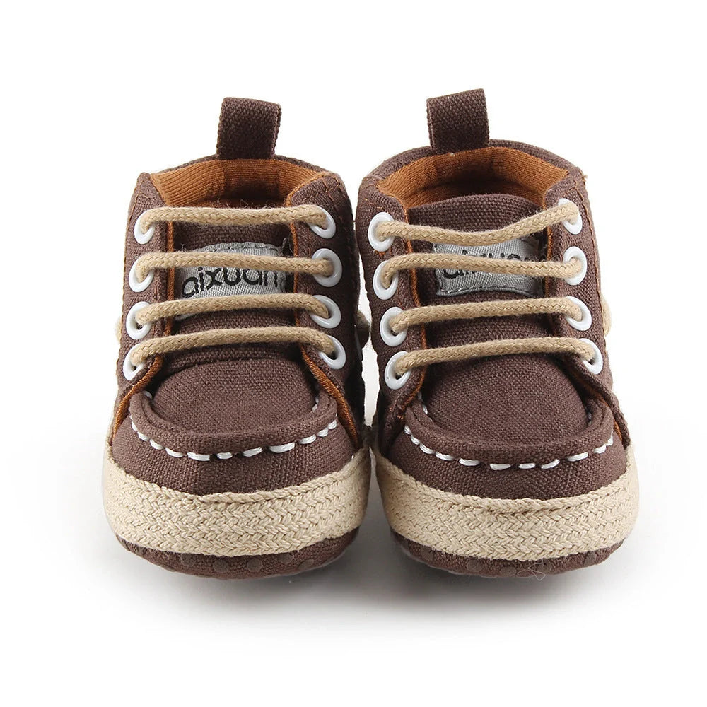 Jobon stylish cotton baby shoes for toddlers in various colors