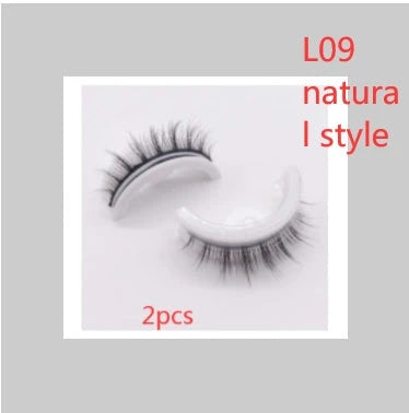 Glamorous 3D mink-inspired false eyelashes in various styles and packaging