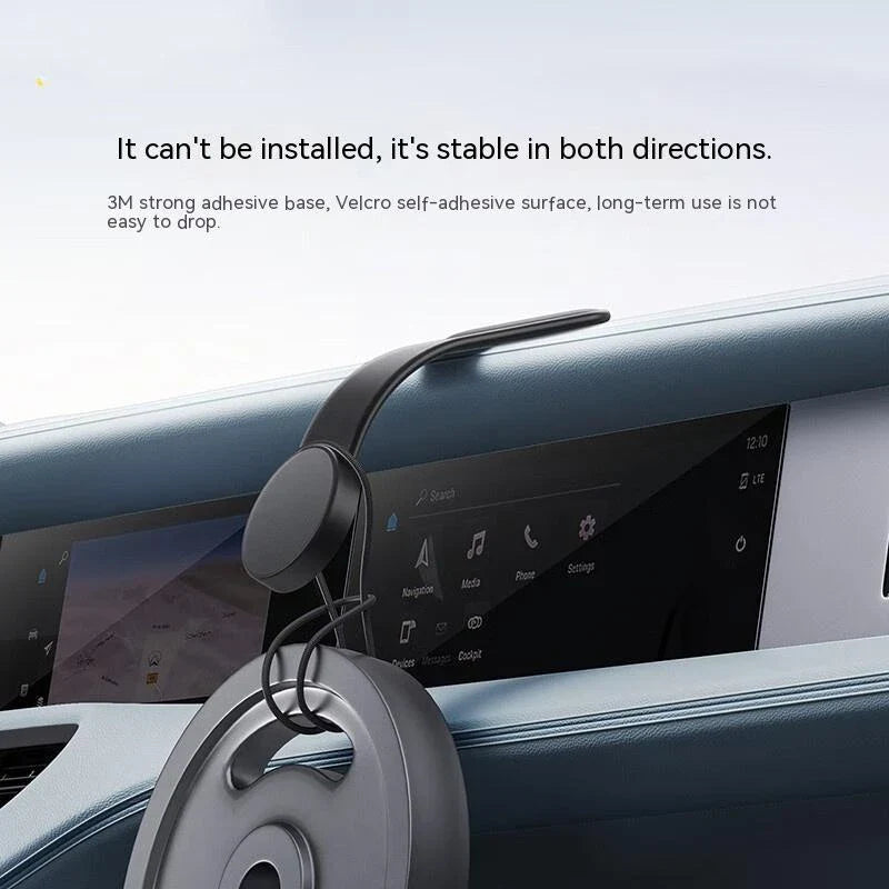 Versatile magnetic car phone holder with 15W wireless charging for iPhone 12, 13, and 14 series