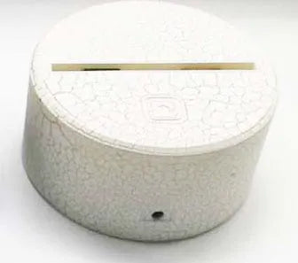 Modern Lotus LED night light with acrylic shade and touch control, 220mm wide.