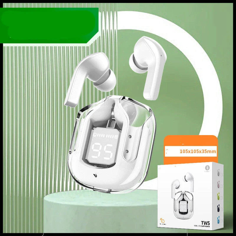 Wireless Bluetooth Earbuds with Digital Display, Noise Reduction, and Long Battery Life