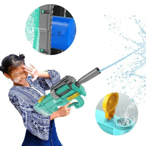High-Powered P90 Electric Water Blaster: Cool Summer Fun for Kids and Adults