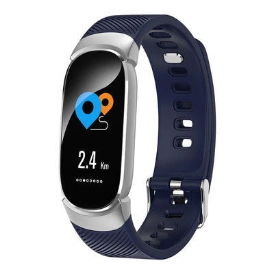 QW16 Smart Sports Bracelet with Continuous Heart Rate Monitoring, Sleep Tracking, and Waterproof Design