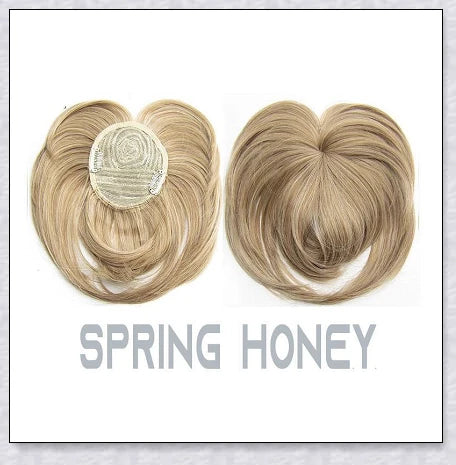 Magic Hair Topper Clip - Discreet Synthetic Hairpiece for Thinning or Graying Hair
