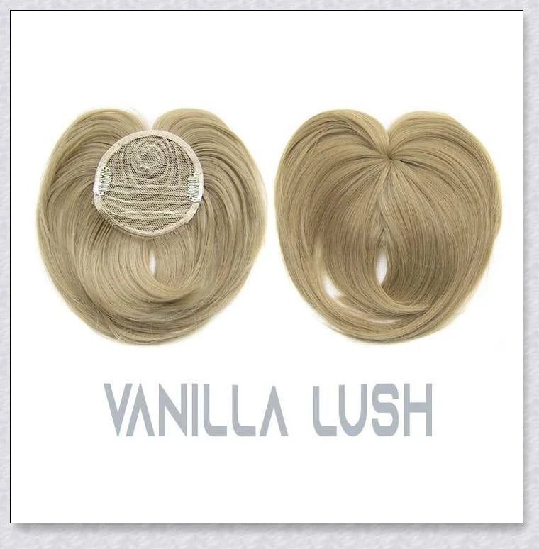 Magic Hair Topper Clip - Discreet Synthetic Hairpiece for Thinning or Graying Hair