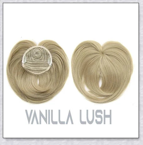 Magic Hair Topper Clip - Discreet Synthetic Hairpiece for Thinning or Graying Hair