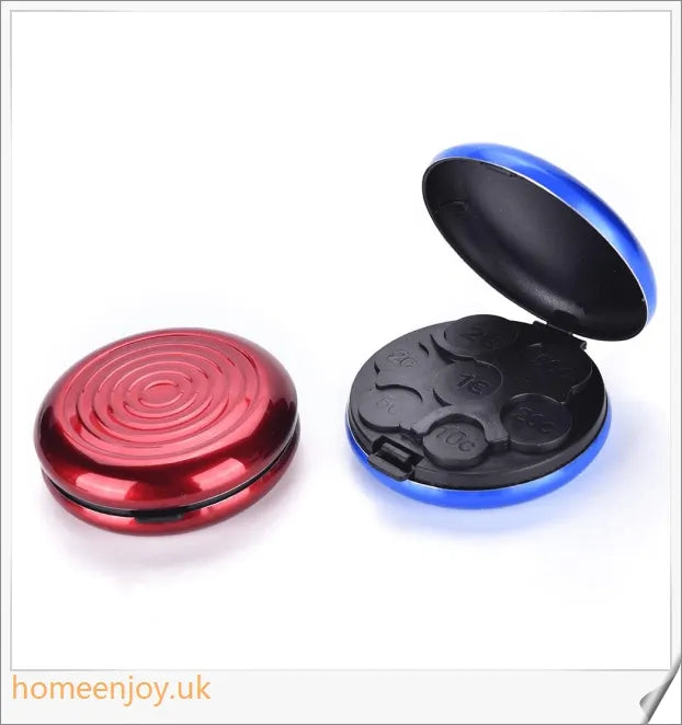 Easy Pocket Coin Dispenser - Compact coin organizer for Euros, Dollars and other currencies