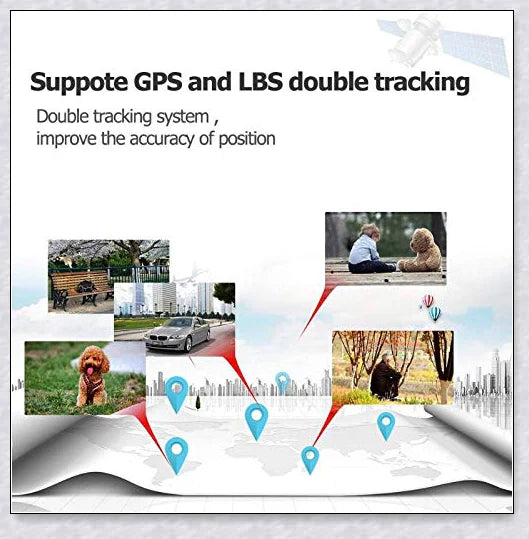 Magnetic Mini GPS Real - Compact GPS Tracker with Real-Time Location Updates and Historical Data