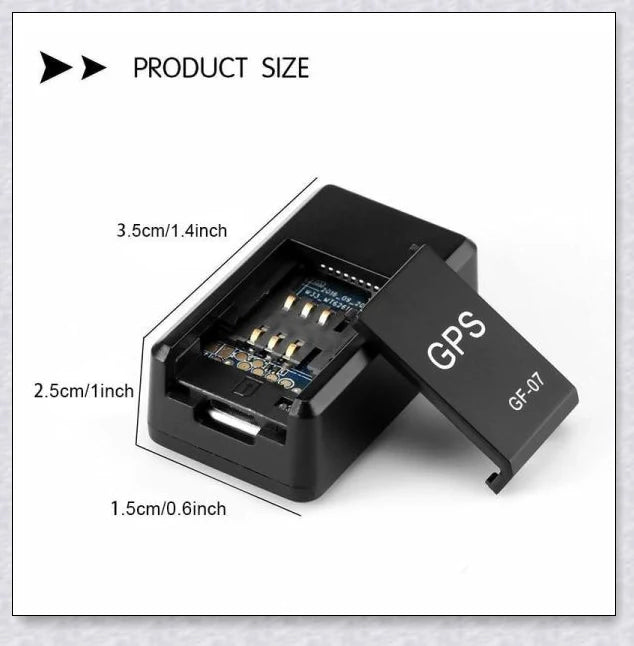Magnetic Mini GPS Real - Compact GPS Tracker with Real-Time Location Updates and Historical Data
