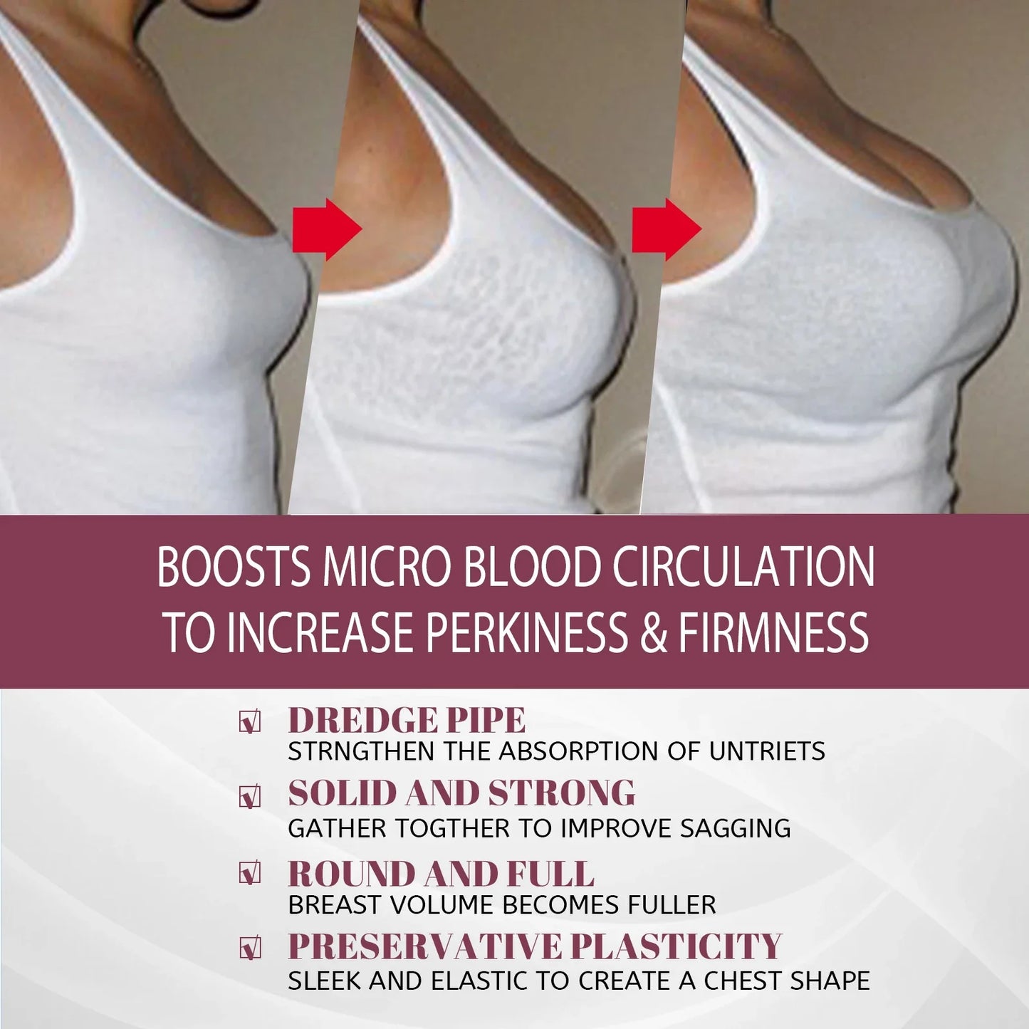 A luxurious breast beauty cream that lifts, tightens, and plumps the bust, formulated with premium natural ingredients.