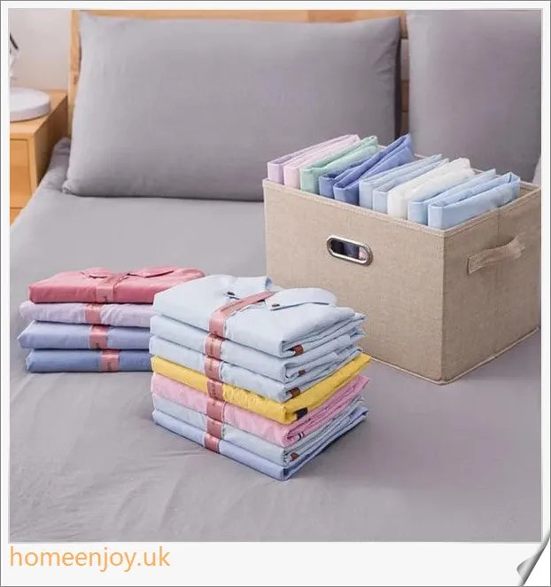 Dress Book - a space-saving clothes folder organizer that helps tidy up your wardrobe and prevent wrinkles in your luggage