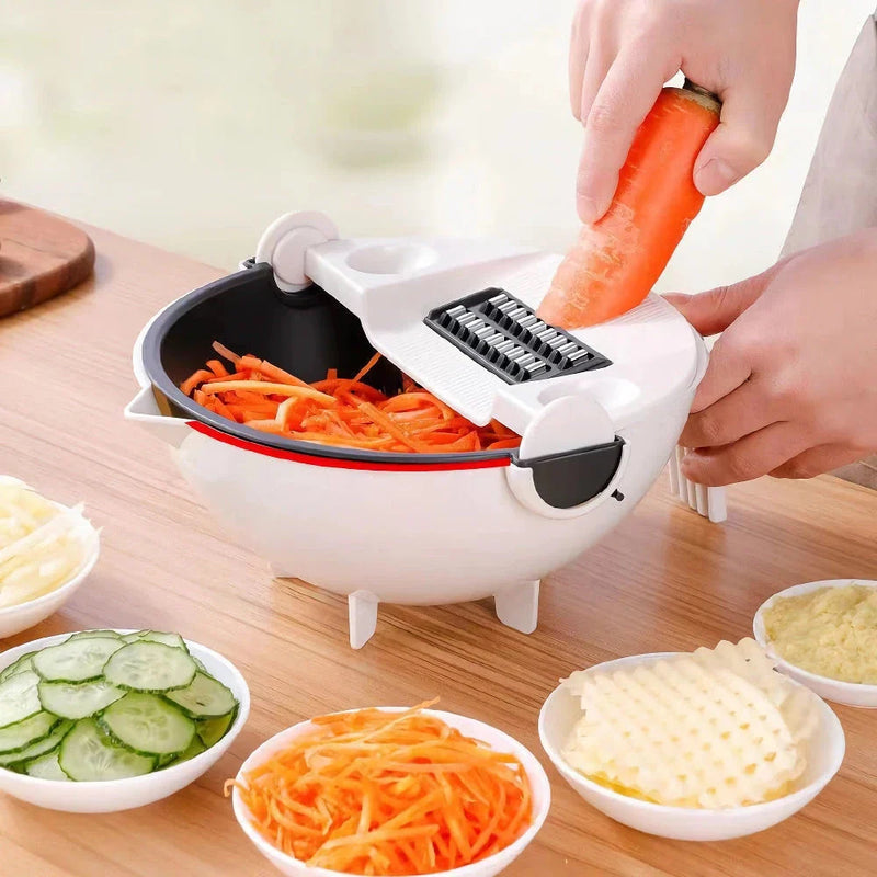 Homeenjoy_UK Multifunctional 2-in-1 Vegetable Slicer and Fruit Strainer