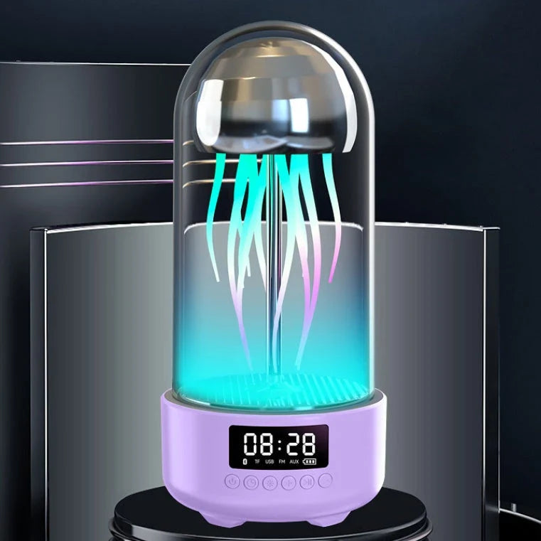 Multifunction Jellyfish Lamp with Bluetooth Speaker - Color-changing Ambient Light and Wireless Audio Device for Home Decor