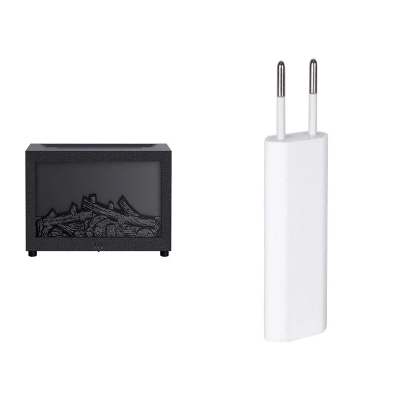 3D Flame Aromatherapy Diffuser with Realistic Flame Effect and Ambient Lighting